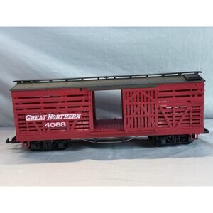 LGB 4068-N 01 4-Axle USA Boxcar Great Northern 4068 Red Gauge G CIB Limited Edit
